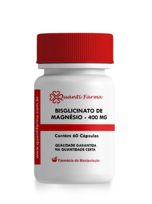 MAGNÉSIO BISGLICINATO 400 MG - 60 CÁPSULAS