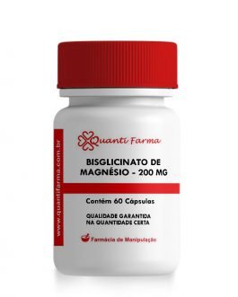 MAGNÉSIO BISGLICINATO 200 MG – 60 CÁPSULAS