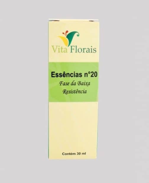 FLORAL PARA BAIXA RESISTÊNCIA - ESSENCIAS Nº 20