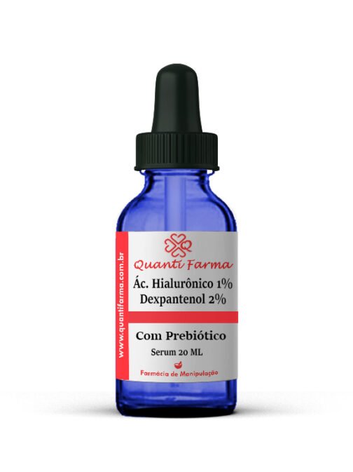 Sérum Hidratante Ácido Hialurônico, Vitamina B5 (D-Pantenol) e Prebiótico